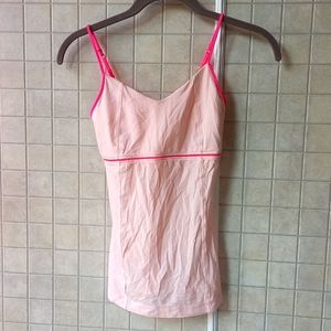 Lululemon light pink tanktop